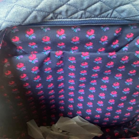 💙Vera Bradley Essential Backpack, Midnight Navy - Picture 4 of 9